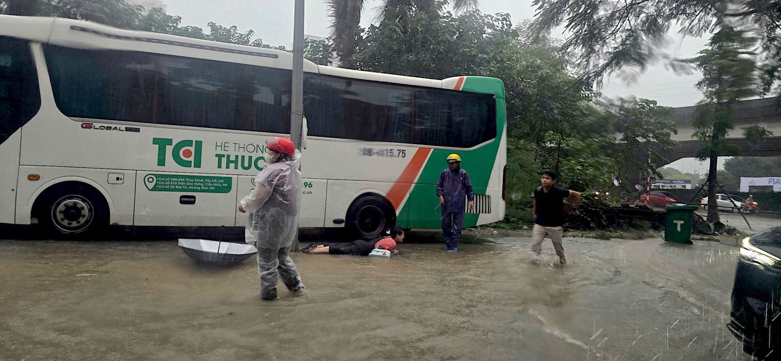 Hiện trường xảy ra vụ rò điện.