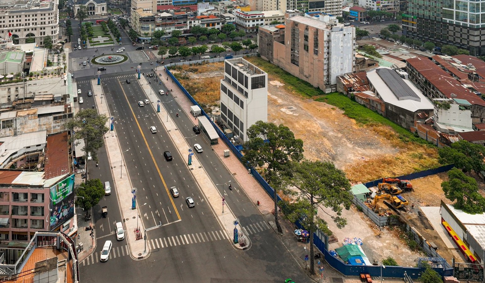 Khu đất khu đất tại số 135 Nguyễn Huệ và 39 Lê Lợi, phường Sài Gòn - Ảnh: NV