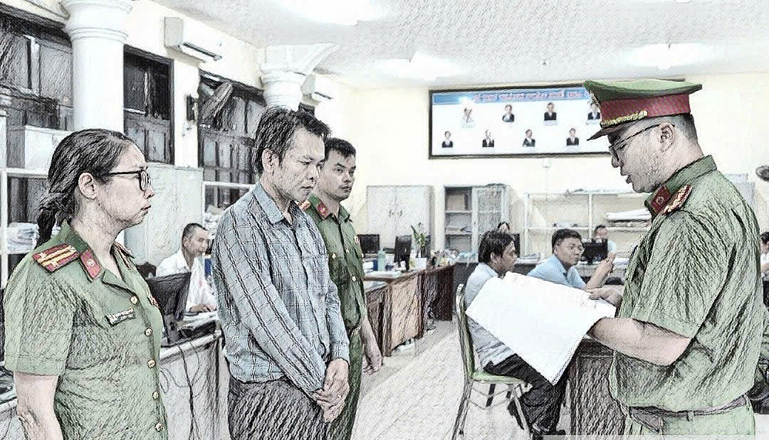 Cơ quan chức năng đọc quyết định bắt tạm giam Hoàng Văn Thắng