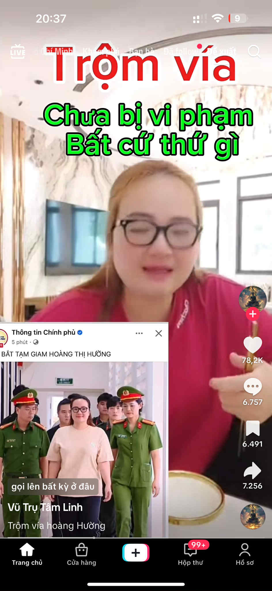 Hoàng Hường ảo và lời cảnh tỉnh giữa cơn bão tin giả Dù báo chí đã công bố thông tin Hoàng Hường bị bắt, nhưng Hoàng Hường được tạo ra bằng AI vẫn livestream như thật. Ảnh chụp màn hình
