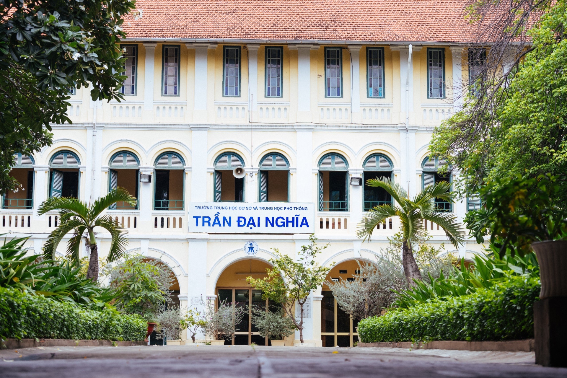 Trường THCS - THPT Trần Đại Nghĩa, TPHCM. Ảnh: website nhà trường
