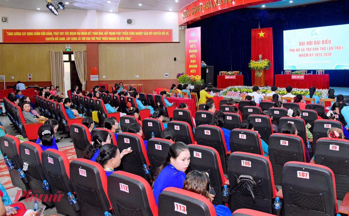 Hội LHPN xã Trừ Văn Thố vừa tổ chức Đại hội đại biểu Phụ nữ lần thứ nhất, nhiệm kỳ 2025 - 2030 - Ảnh: Hồng Trương