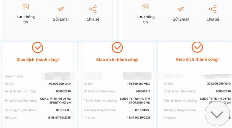 Sau khi chuyển khoản hơn 600 triệu để làm các nhiệm vụ, chị M. mới phát hiện mình bị lừa - Ảnh công an cung cấp