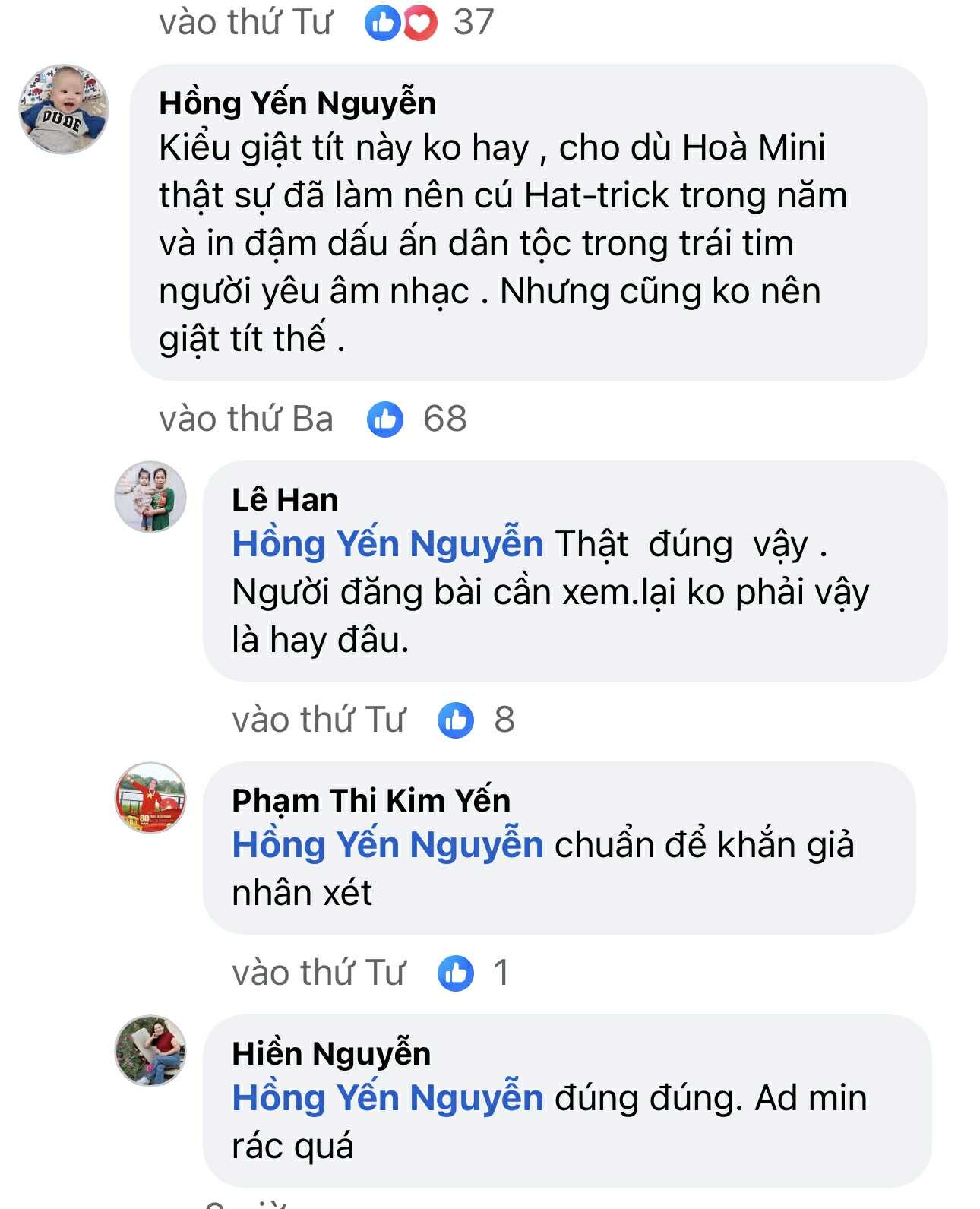 Phản ứng của công chúng khi dòng tít tựa được đưa lên mạng xã hội