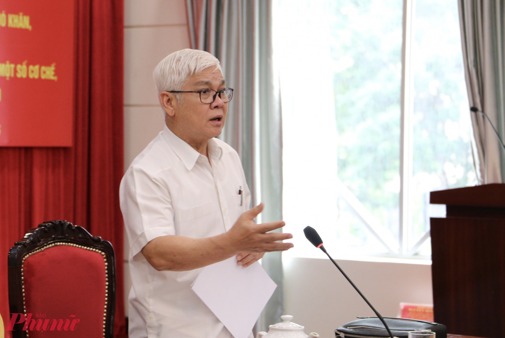 Sửa đổi, bổ sung Nghị quyết 98 để TPHCM phát huy vai trò đầu tàu Ông Nguyễn Văn Lợi - Ủy viên Trung ương Đảng, Trưởng đoàn Đại biểu Quốc hội TPHCM - Ảnh: Thanh Tâm