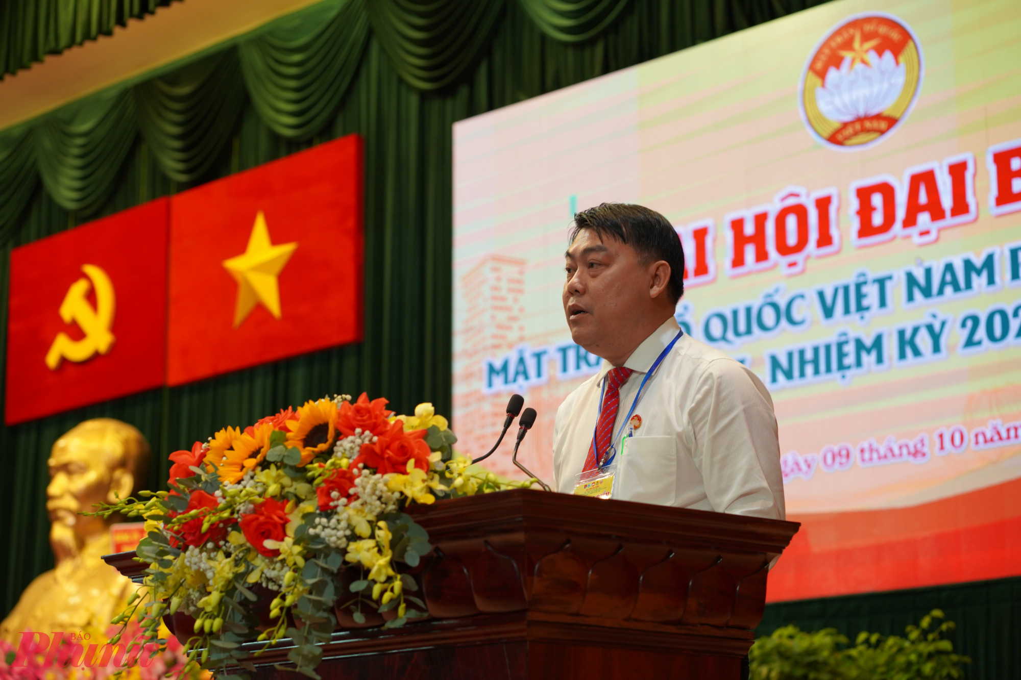 Ông Nguyễn Văn Hải là Chủ tịch Ủy ban MTTQ Việt Nam phường An Lạc, nhiệm kỳ 2025 – 2030 - Ảnh: Hội LHPN phường An Lạc