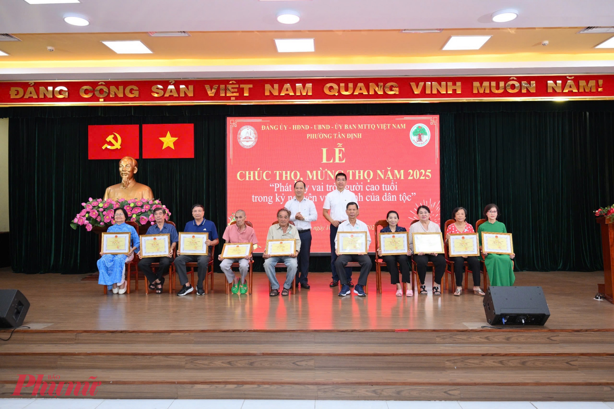 Phường Tân Định tri ân người cao tuổi - lan tỏa nét đẹp “Kính lão trọng thọ - Ảnh: Thanh Tâm