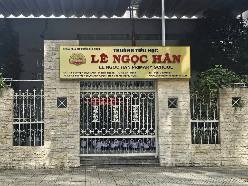 Trường tiểu học Lê Ngọc Hân về việc khoản thu của Ban đại diện cha mẹ học sinh các lớp chưa phù hợp, không đúng quy định.