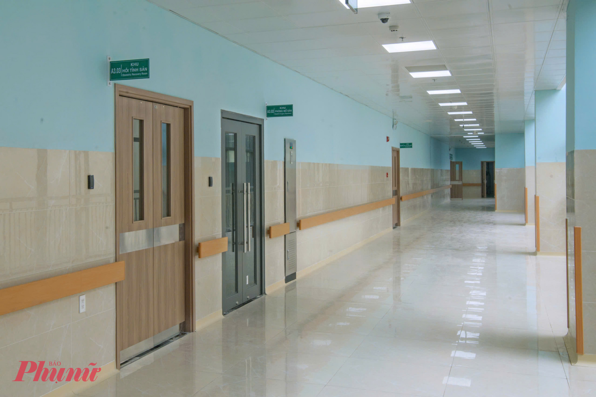 không gian Bệnh viện được thiết kế rộng rãi, tạo điều kiện chăm sóc sức khỏe cho người bệnh tốt nhất - Ảnh: N.Mạnh 