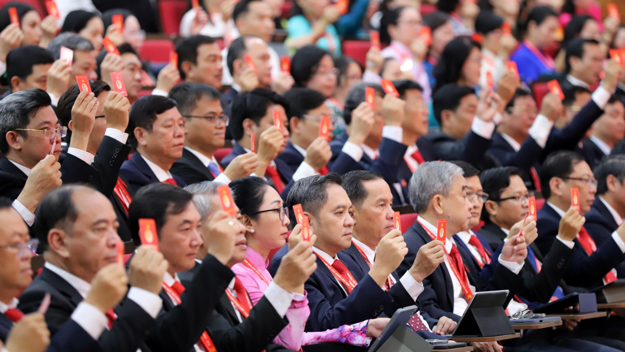 Các đại biểu tham dự đại hội