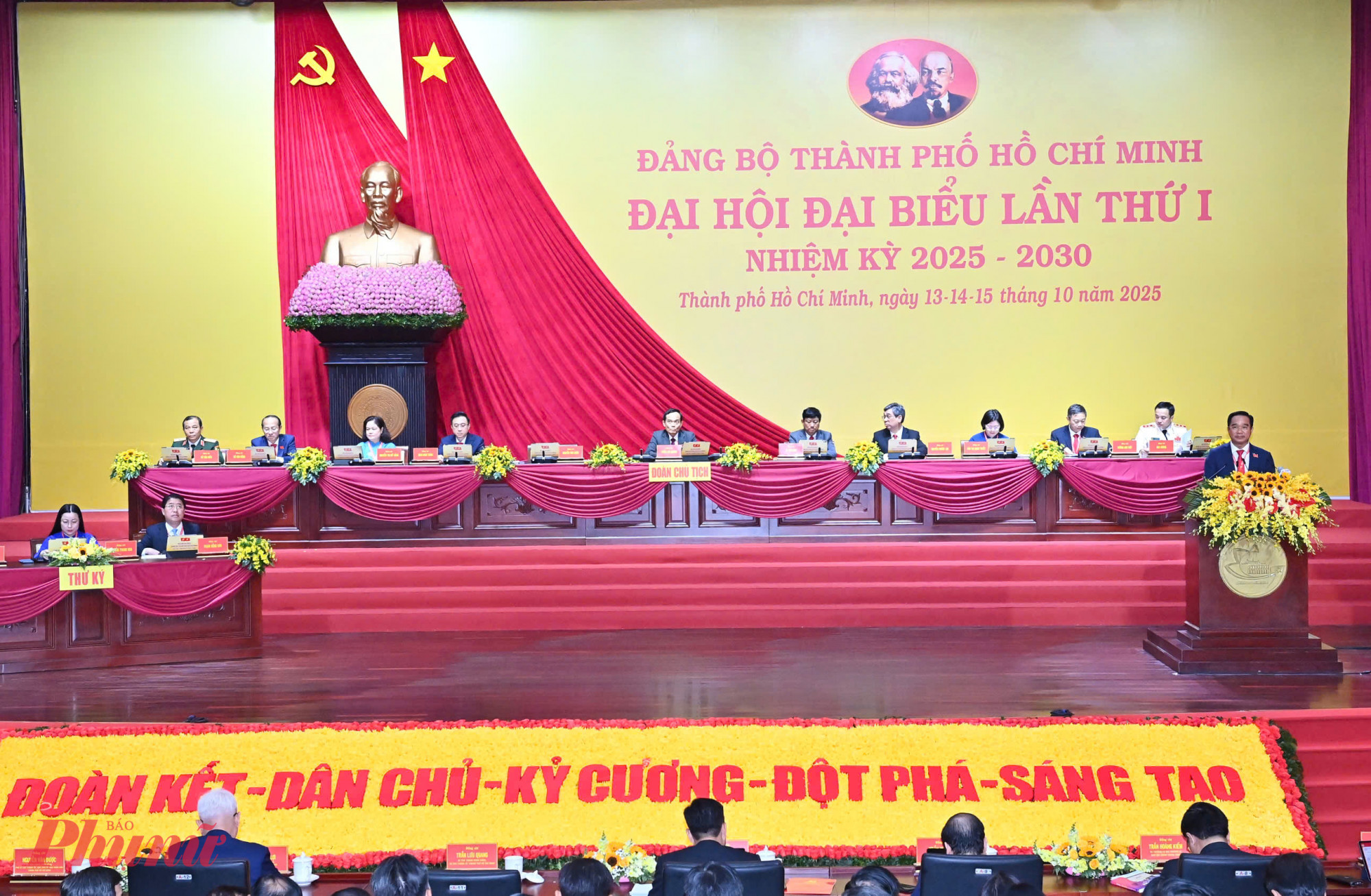 Đại hội đại biểu Đảng bộ TPHCM lần thứ I, nhiệm kỳ 2025 - 2030 - Ảnh: Ban Tổ chức Đại hội Đảng bộ TPHCM