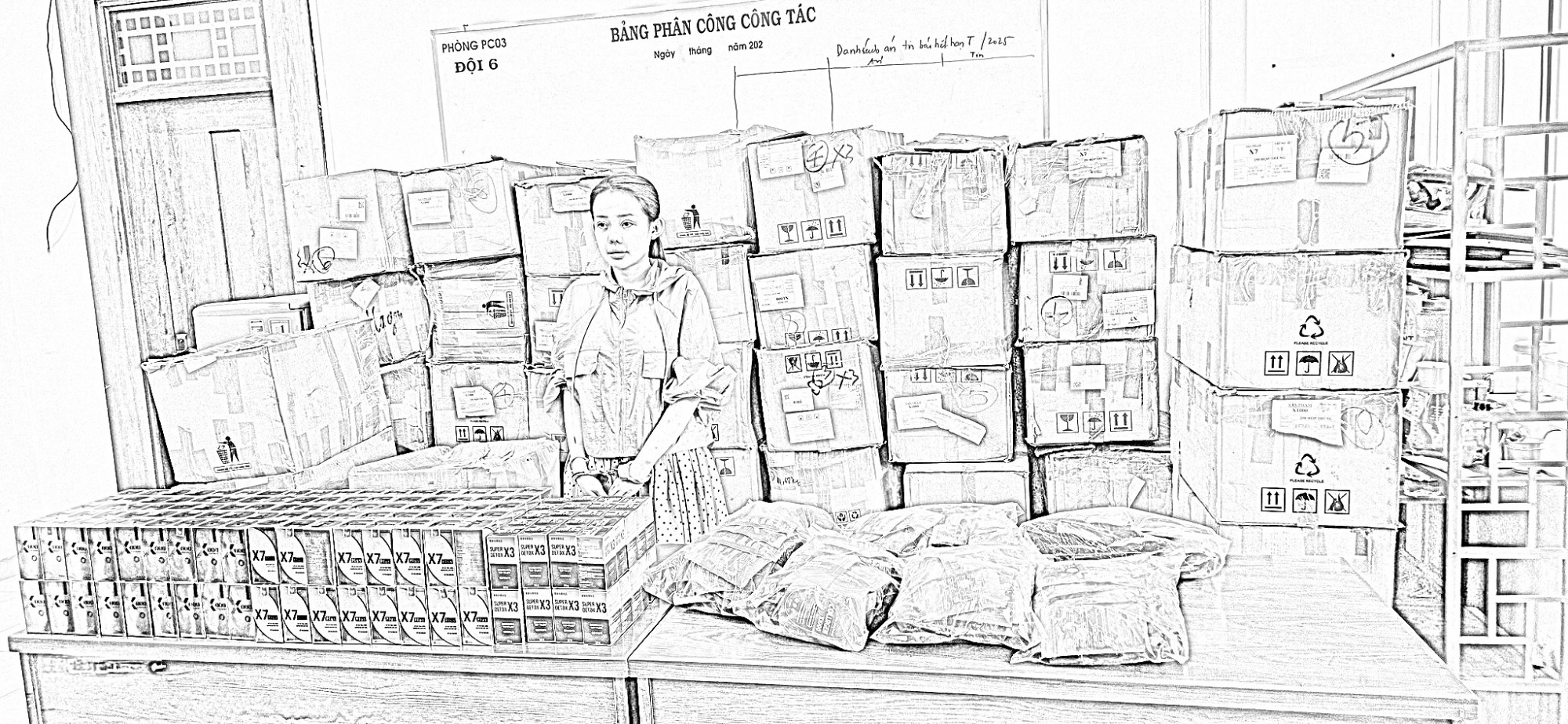 Võ Thị Ngọc Ngân (biệt danh “Ngân 98”) và tang vật