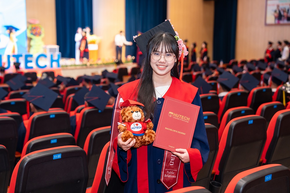 Cô bạn quyết định “rẽ hướng” chọn Quan hệ công chúng để tìm đúng đam mê - Ảnh: HUTECH