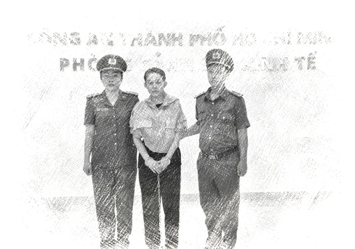 Ngân 98 tại CQĐT - Ảnh: Công an TPHCM