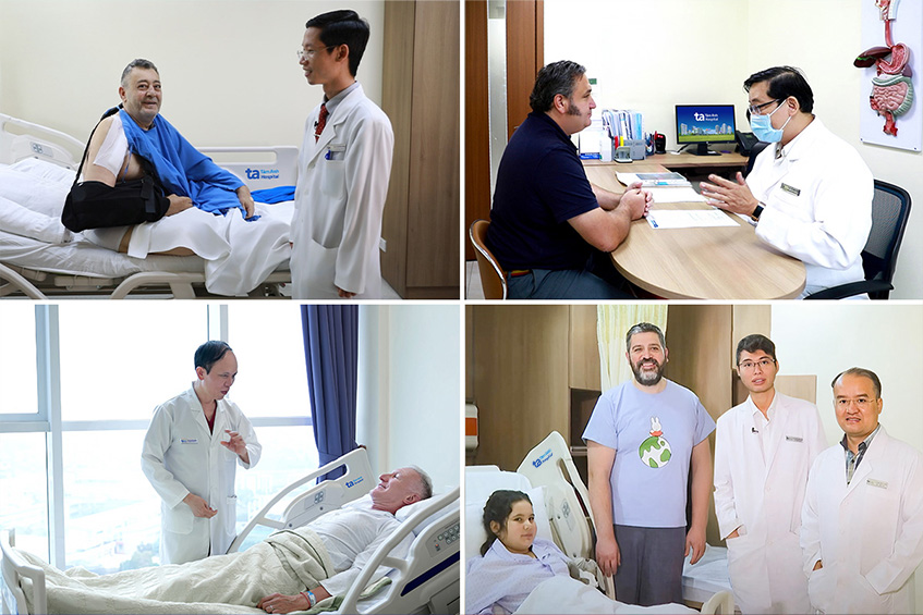 Mỗi năm, hơn 12.000 bệnh nhân là người nước ngoài đến BVĐK Tâm Anh khám chữa bệnh - Ảnh: BVĐK Tâm Anh