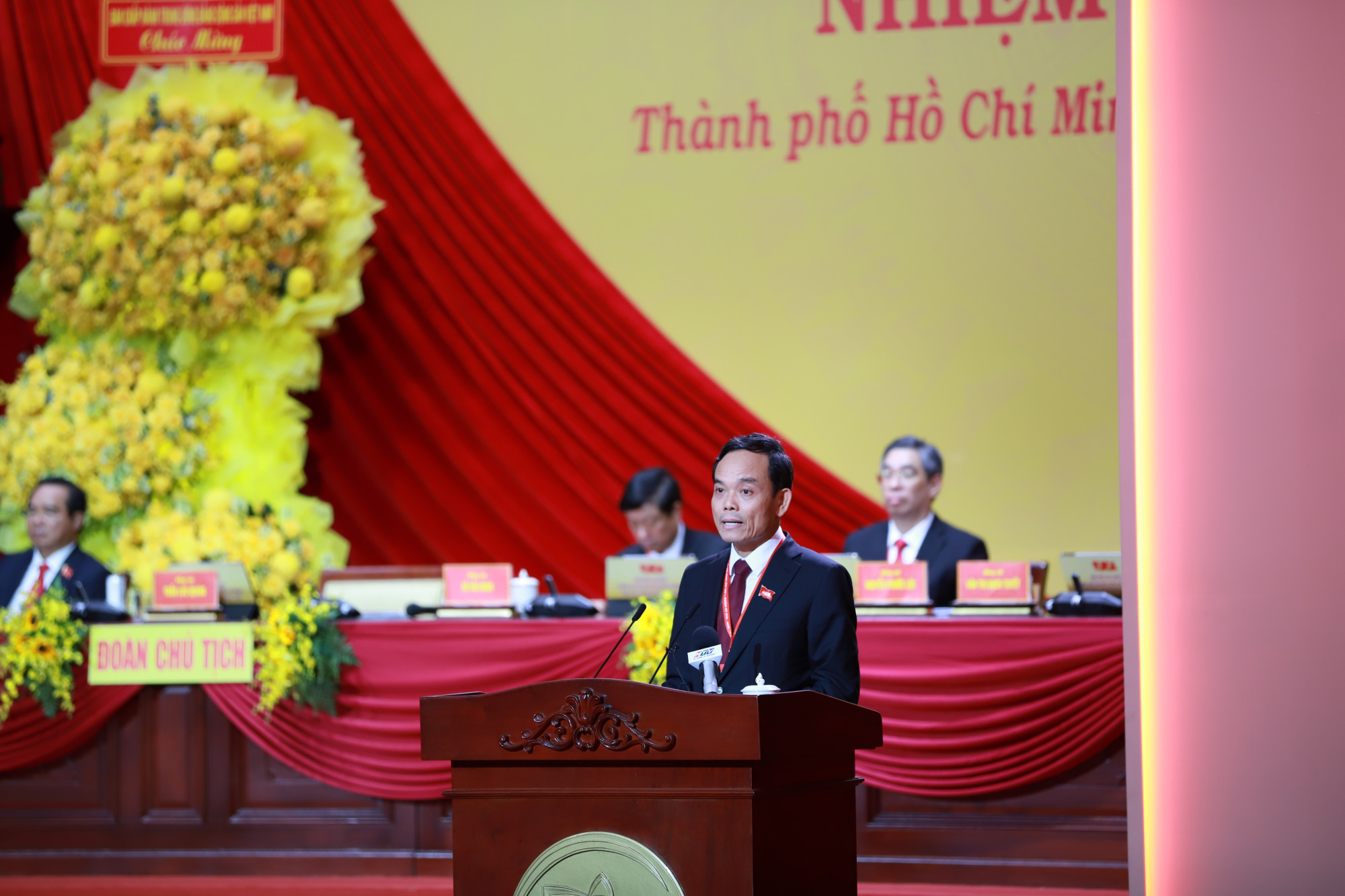 Đại hội đại biểu Đảng bộ TPHCM lần thứ I: Đánh dấu bước ngoặt lịch sử của TPHCM sau hợp nhất Bí thư Thành ủy TPHCM Trần Lưu Quang - phát biểu bế mạc Đại hội - Ảnh: BTC