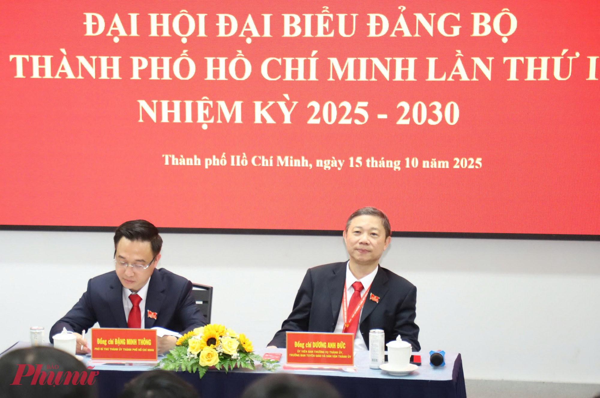 Buổi họp báo bế mạc Đại hội Đảng bộ TPHCM lần thứ I