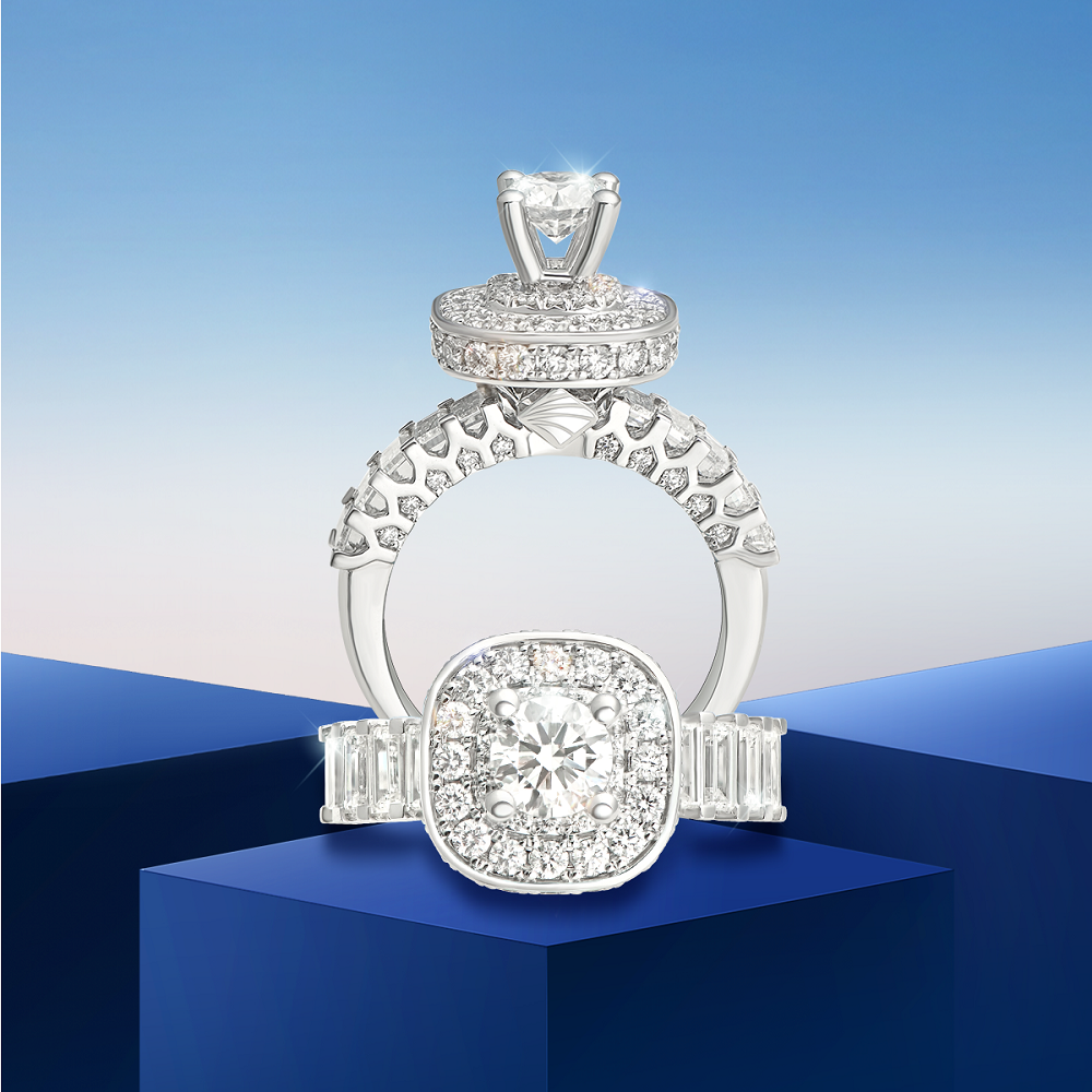 Nhẫn kim cương Timeless Diamond với 57 giác cắt đối xứng hoàn hảo là lựa chọn sang trọng, đẳng cấp được nhiều phái đẹp yêu thích - Ảnh: PNJ