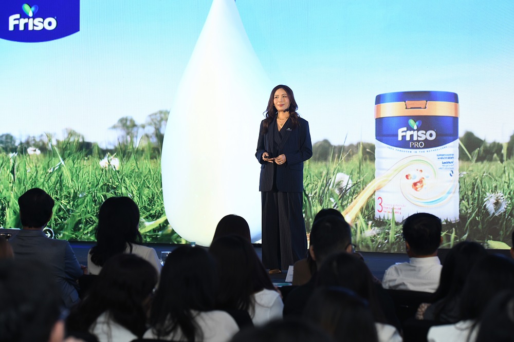 Friso Pro mới nhập khẩu từ Hà Lan: Công thức đột phá hỗ trợ hệ tiêu hóa và đường ruột cho trẻ Bà April Inocentes - Giám đốc Marketing Toàn cầu kiêm Trưởng ngành hàng Dinh dưỡng Chuyên biệt chia sẻ sứ mệnh Friso Pro trong việc hỗ trợ sức khỏe đường ruột và phát triển toàn diện cho trẻ - Ảnh: PV