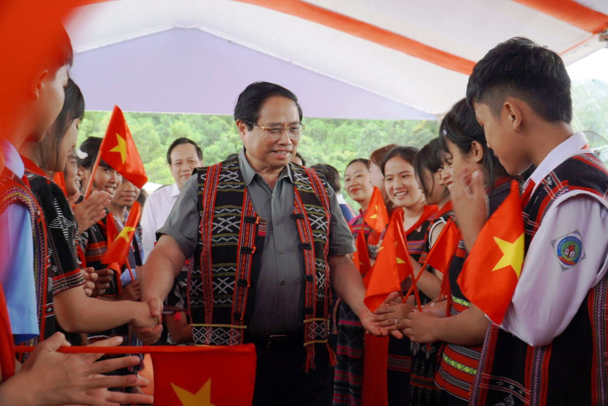 Thủ tướng Phạm Minh Chính dự lễ khởi công_Ảnh: Cổng thông tin điện tử TP Đà Nẵng.