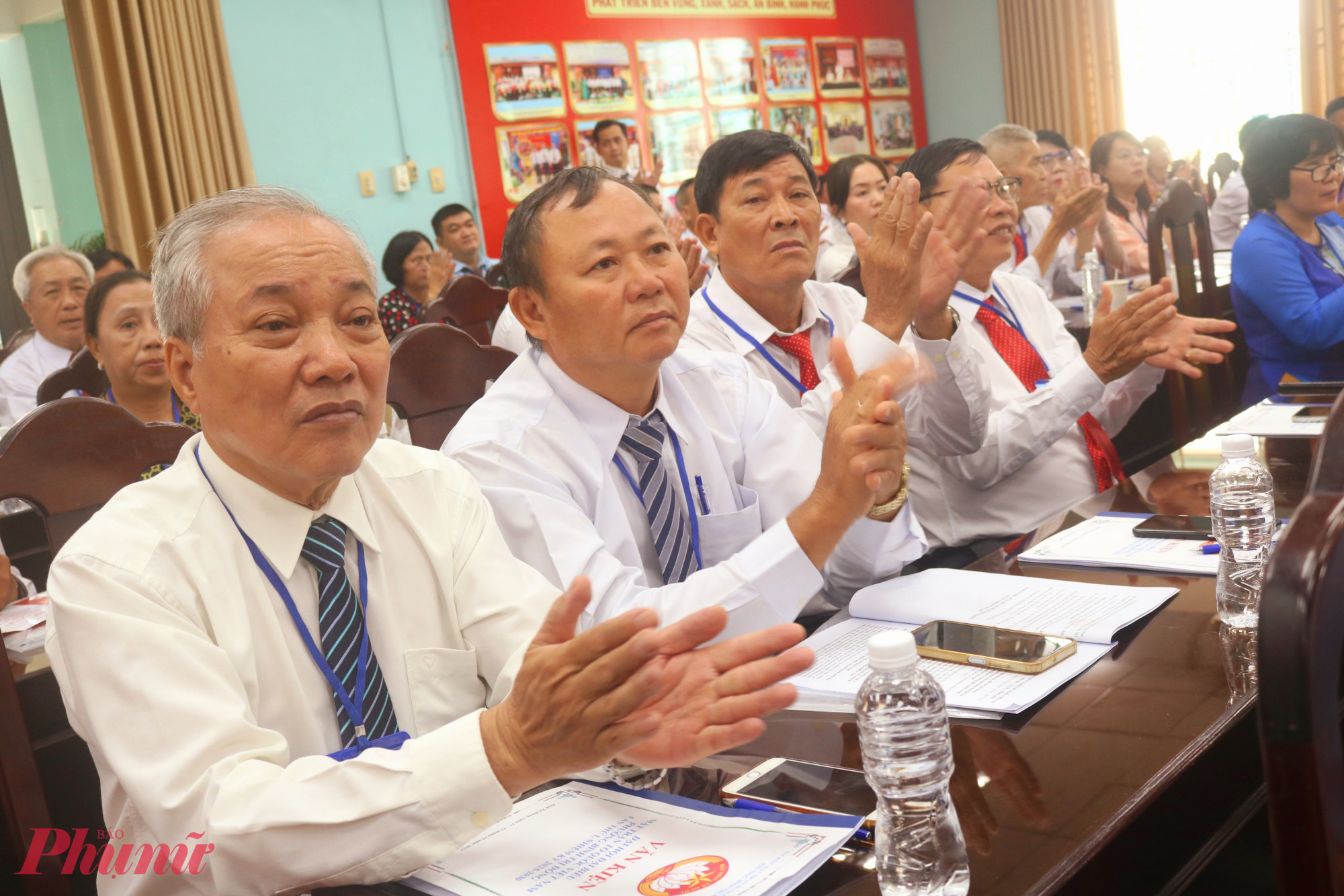 Có 125 đại biểu chính thức dự Đại hội đại biểu Mặt trận Tổ quốc Việt Nam phường Bình Trị Đông lần thứ I, nhiệm kỳ 2025 – 2030. – Ành: Thảo Nguyên