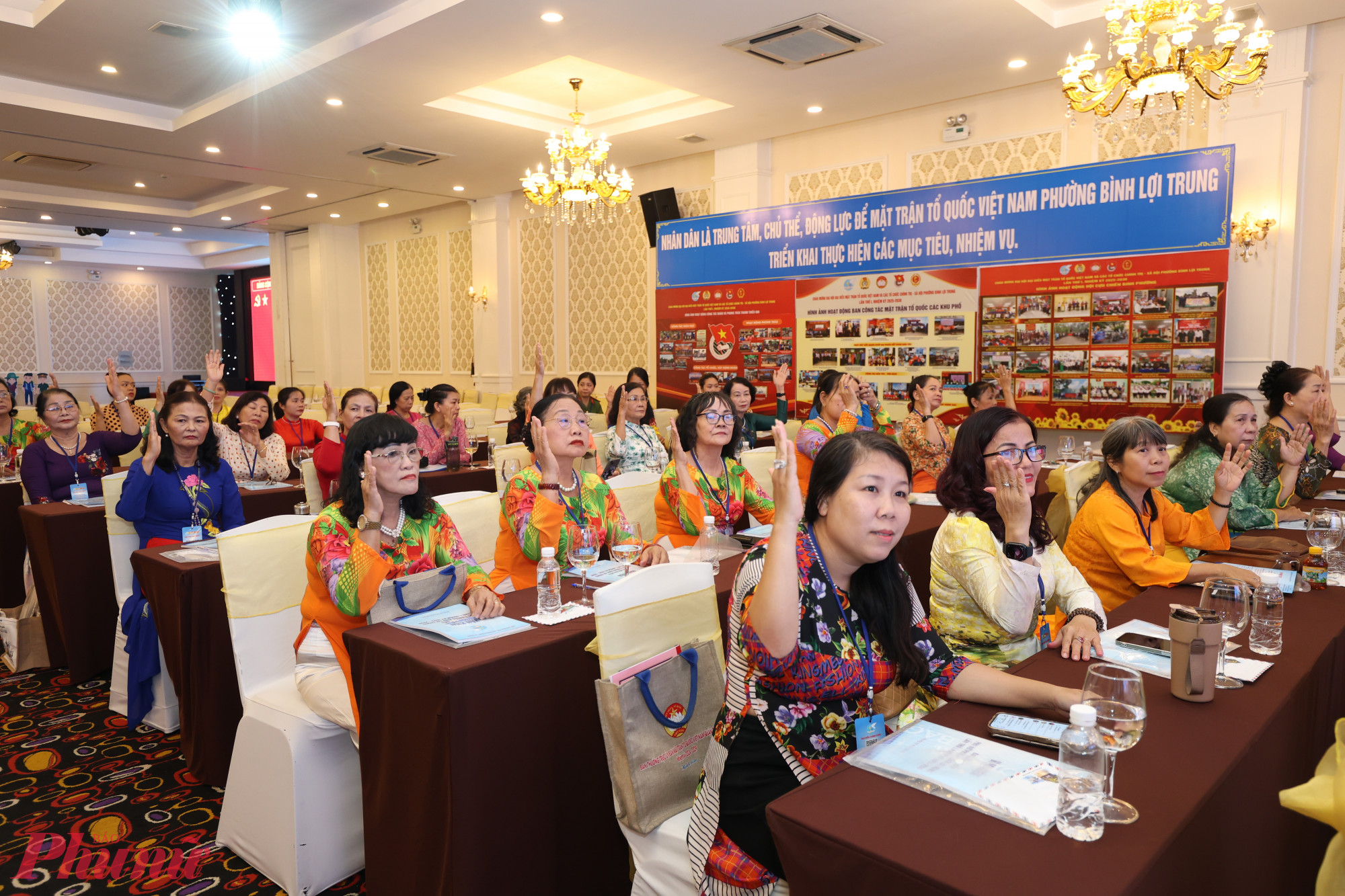 Đại hội có sự tham dự của 76 đại biểu đại diện cho 11.400 hội viên trong toàn phường.