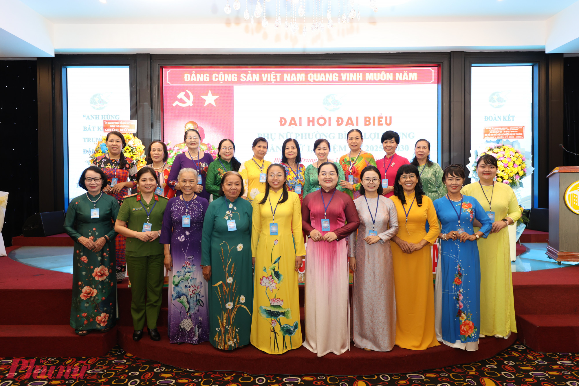 Ban Chấp hành Hội LHPN phường Bình Lợi Trung lần thứ I, nhiệm kỳ 2025 -2030 ra mắt đại hội