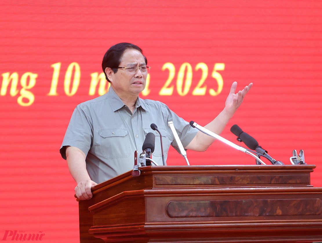 Thủ tướng Phạm Minh Chính - Phát biểu. Ảnh: Trung Pham