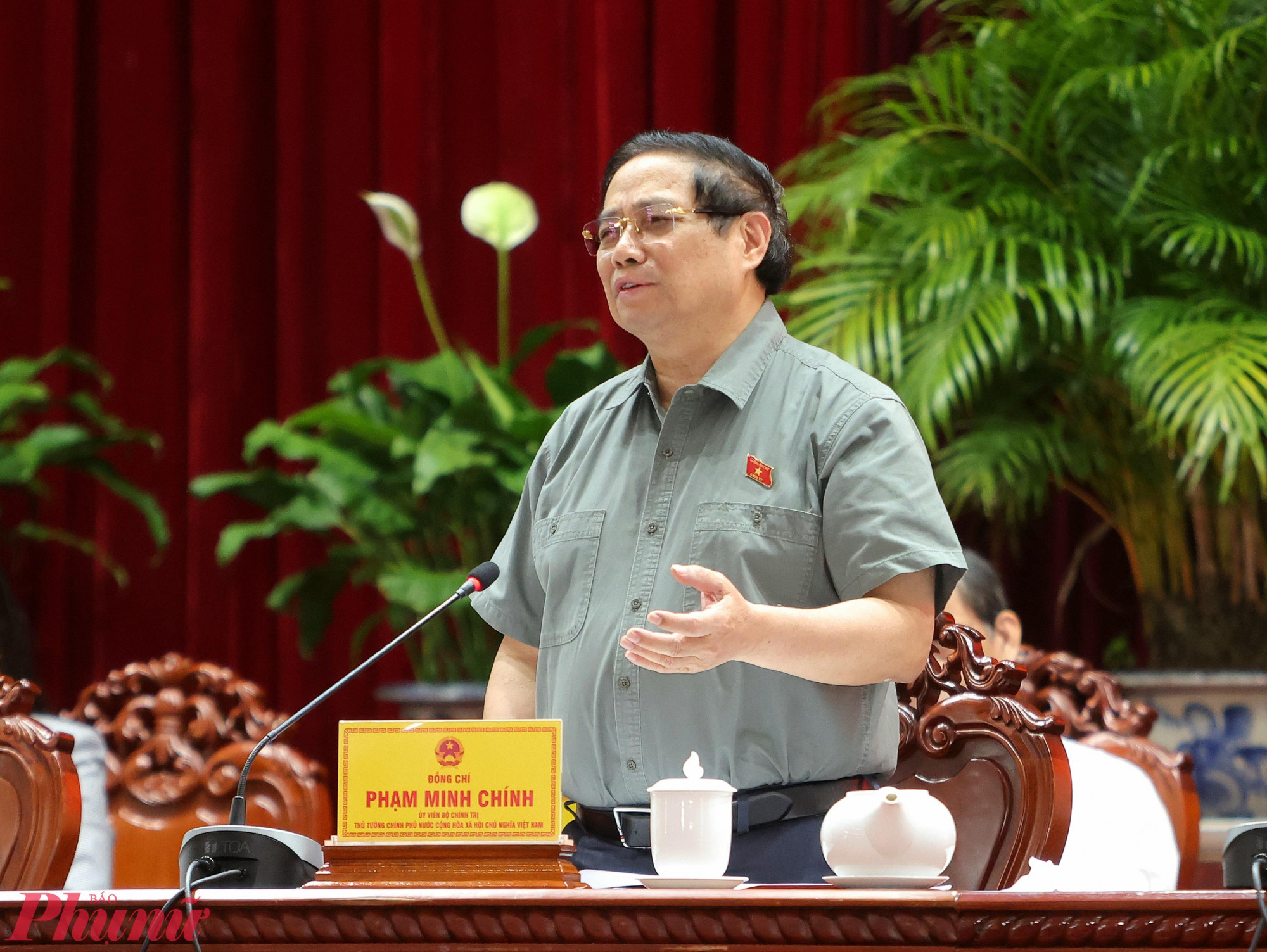 Thủ tướng Phạm Minh Chính - phát biểu. Ảnh: Trung Phạm