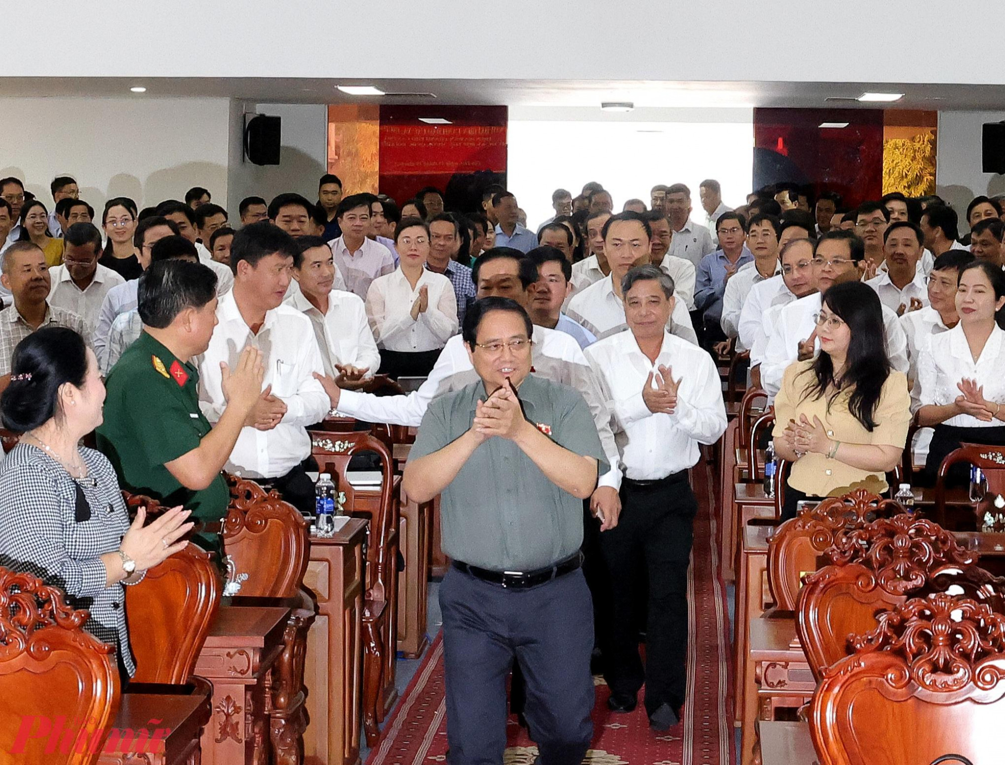Thủ tướng Phạm Minh Chính kiểm tra vận hành chính quyền địa phương 2 cấp ở TP Cần Thơ