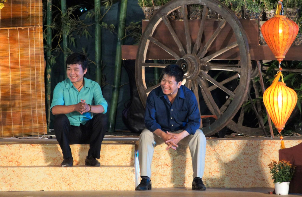 NSƯT Minh Hoàng và nghệ sĩ Linh Trung - người thầy, người đàn anh thân thiết