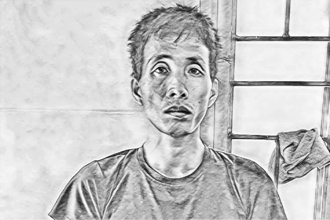 Nguyễn Văn Nam tại cơ quan công an - Ảnh công an cung cấp
