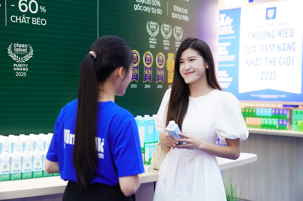 Vinamilk Green Farm cao đạm - dòng sản phẩm đầu tiên tại Việt Nam ứng dụng công nghệ siêu vi lọc - được Brand Finance đưa ra như một ví dụ điển hình về xu hướng đổi mới sản phẩm tại khu vực - Ảnh: Minh Anh
