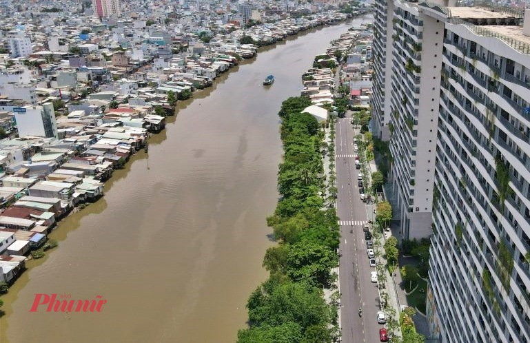 Kênh Đôi đoạn qua quận 8 (trước đây) - Ảnh: Nguyễn Văn