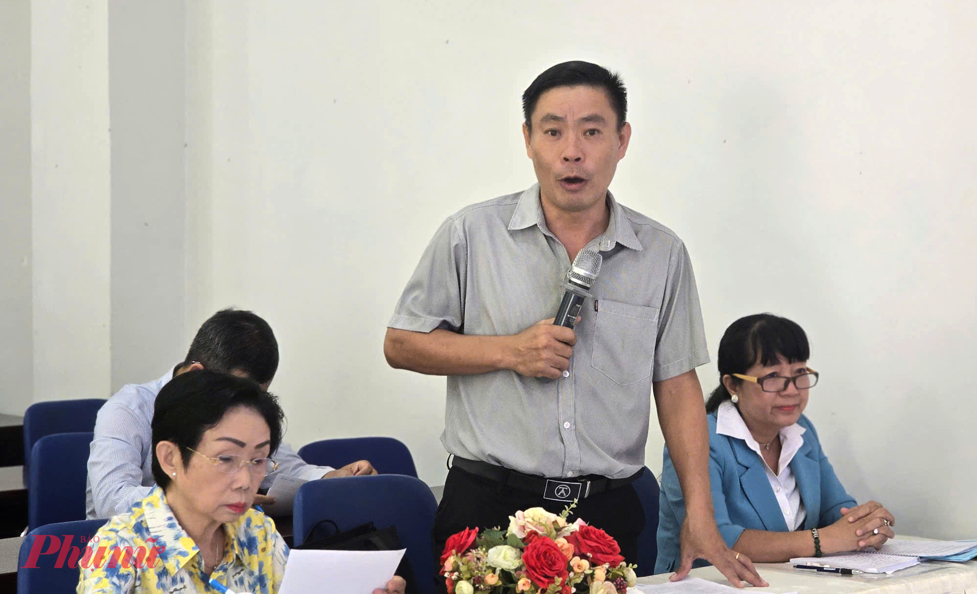tại hội nghị, còn có nhiều ý kiến, góc nhìn từ nam giới gửi đến nhiệm kỳ mới của phong trào hoạt động Hội LHPN TPHCM - Ảnh: Trang Nguyễ 