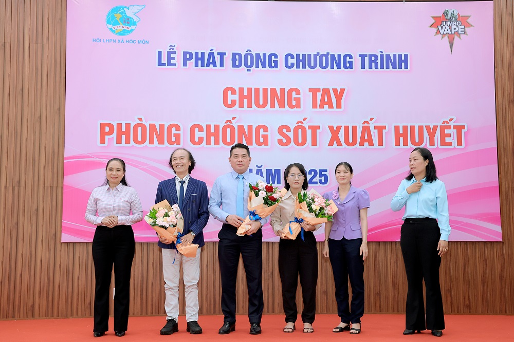 Chương trình phát động “Chung tay phòng chống sốt xuất huyết” - Ảnh: Mai Sen