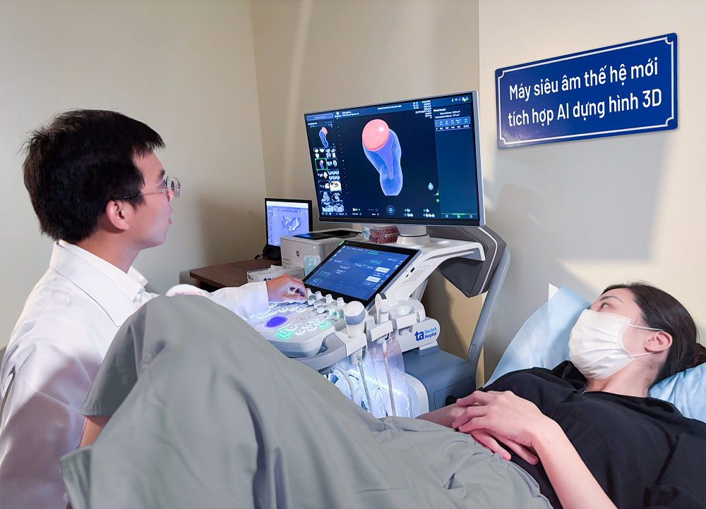 Tâm Anh ra mắt “siêu” phòng khám mới, tiếp tục mở rộng y tế công nghệ cao Máy siêu âm màu 4D Voluson Signature 18 hỗ trợ bác sĩ chẩn đoán chính xác trong sản khoa, phụ khoa, tim thai và siêu âm tổng quát - Ảnh: BVĐK Tâm Anh