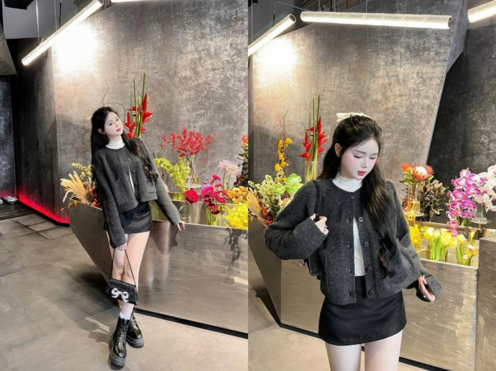 Áo tweed luôn mang đến vẻ sang trọng và cổ điển, nhưng khi biết cách phối, bạn hoàn toàn có thể tạo nên phong cách trẻ trung và hiện đại. Kết hợp áo tweed cùng áo cổ lọ hoặc chân váy ngắn sẽ giúp tổng thể trở nên hài hòa, thanh lịch mà vẫn tươi mới. Đây là lựa chọn lý tưởng cho nàng công sở hoặc những buổi hẹn cuối tuần đầy tinh tế