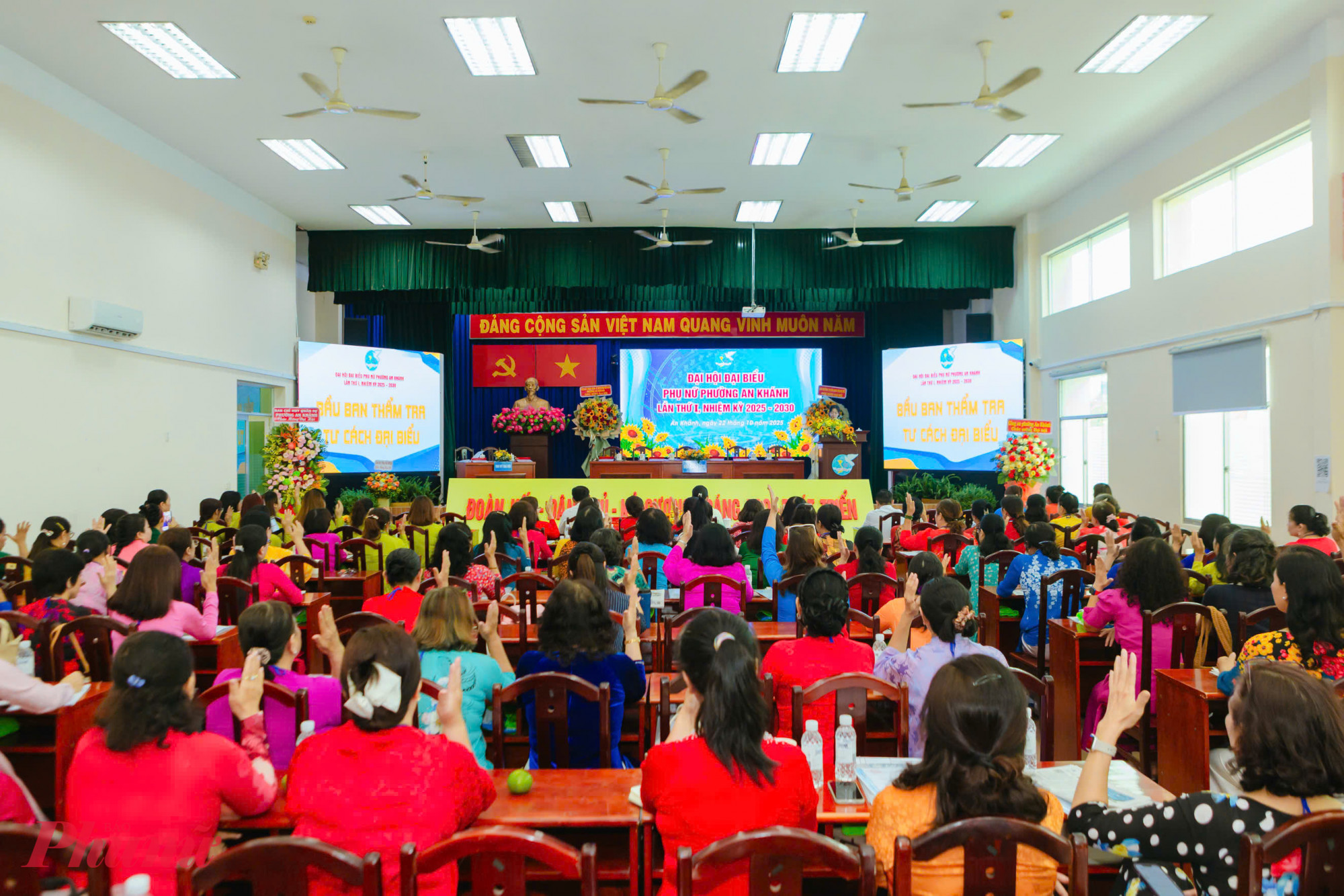 Hội LHPN phường An Khánh tổ chức thành công Đại hội đại biểu Phụ nữ phường lần thứ I, nhiệm lky2 2025 - 2030 - Ảnh: Hội LHPN phường An Khánh 