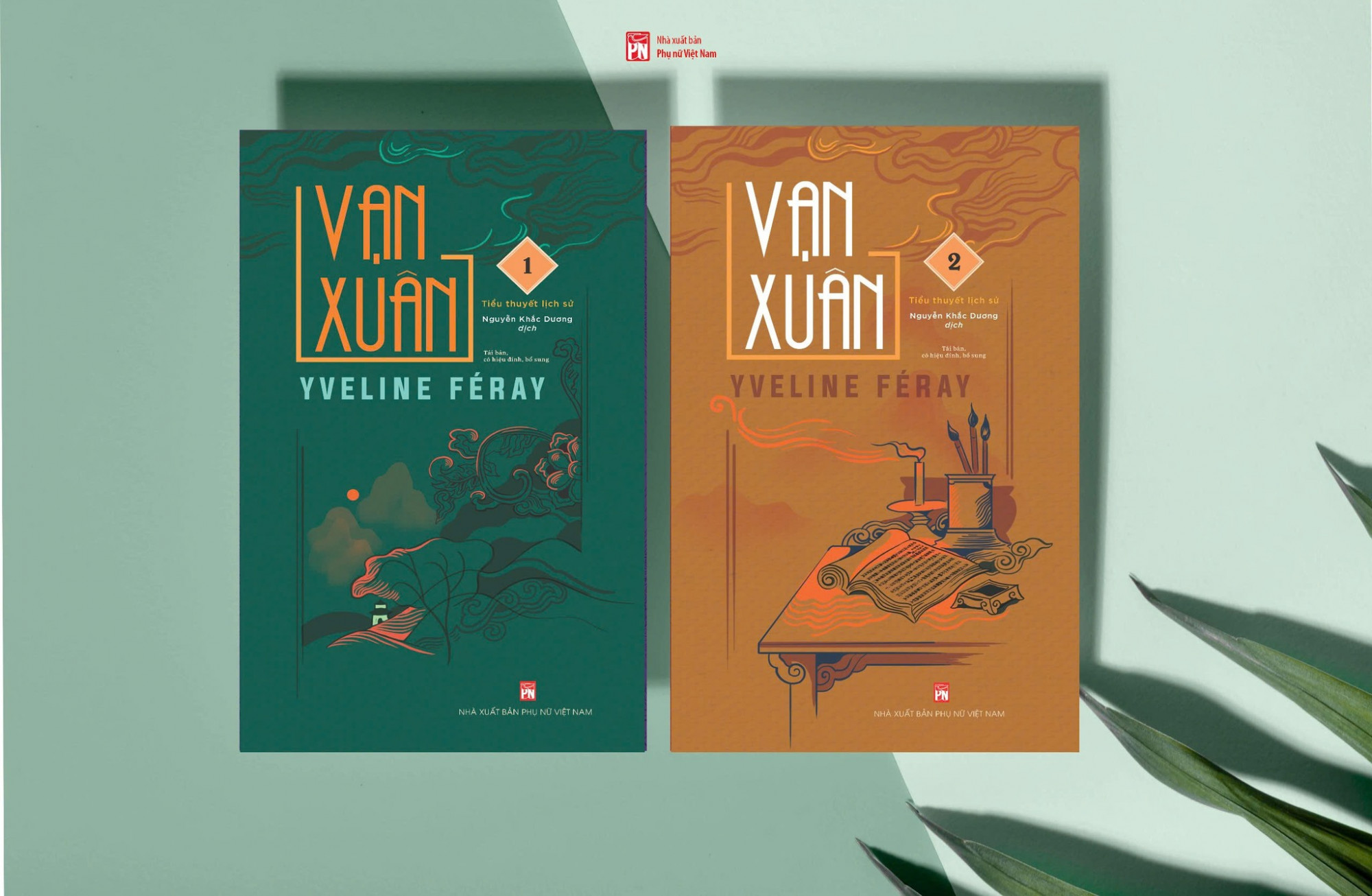 Bộ tiểu thuyết Vạn Xuân của nhà văn Pháp Yveline Féray vừa được ra mắt. Nguồn ảnh: NXB Phụ nữ Việt Nam