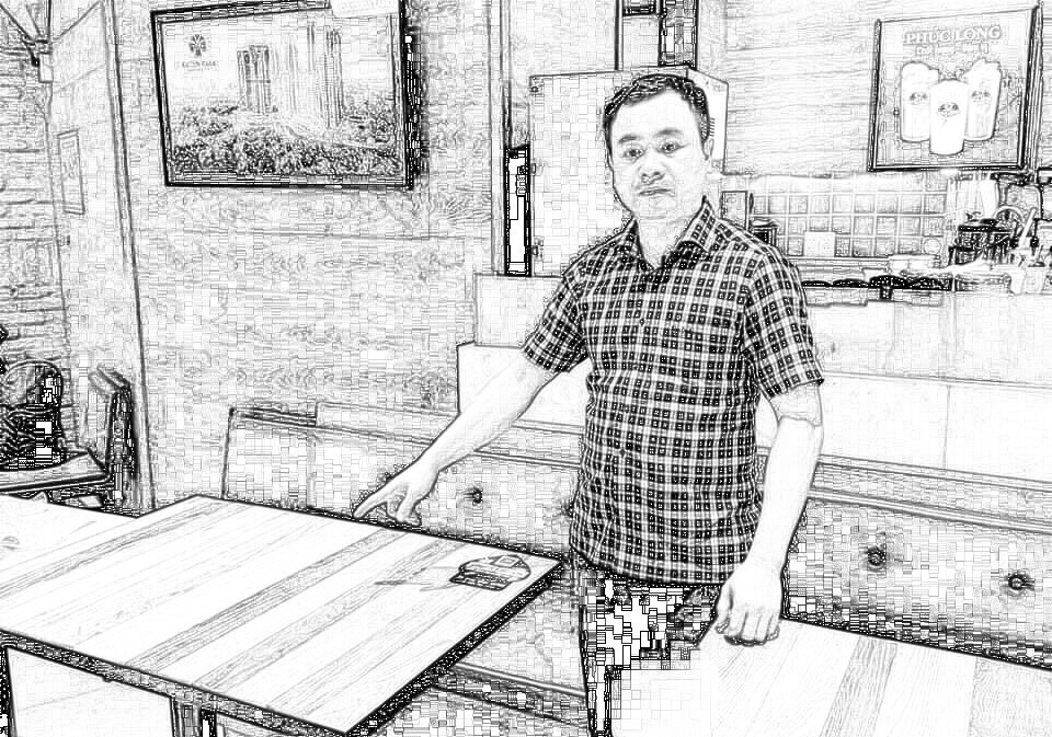 Lê Sỹ Cường thời điểm bị bắt. Ảnh: CA