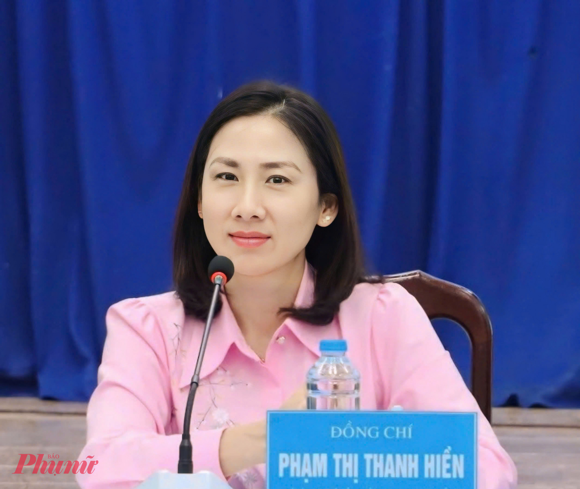 Phong trào thi đua yêu nước: Là “đòn bẩy” hiện thực hóa mục tiêu phát triển TPHCM Bà Phạm Thị Thanh Hiền - Giám đốc Sở Nội vụ TPHCM - trò chuyện cùng Báo Phụ nữ PTHCM - Ảnh: T.H
