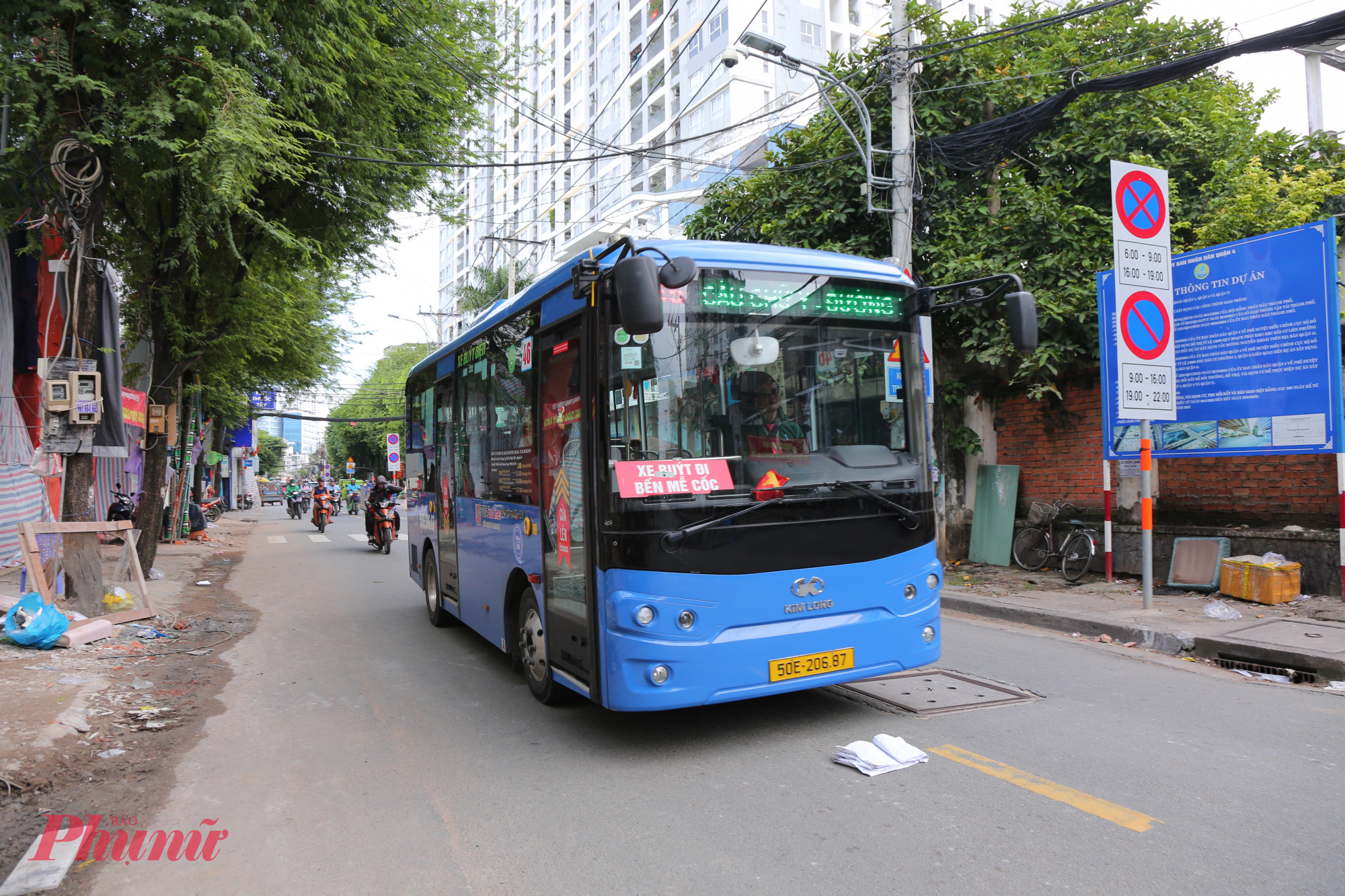 Xe buýt điện hoạt động ở TPHCM - Ảnh: Nguyễn Văn