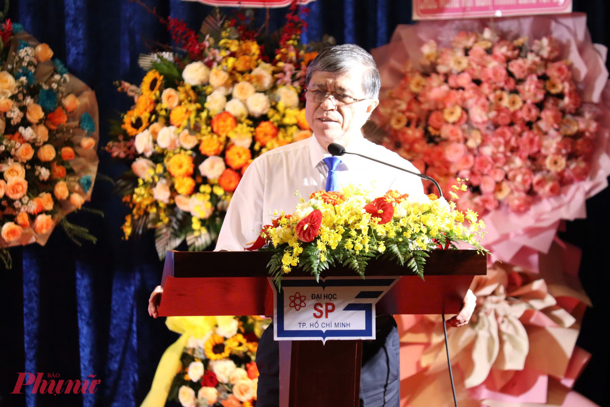 Ông Nguyễn Văn Hiếu phát biểu tại hội nghị - Ảnh: Hoàng Quỳnh