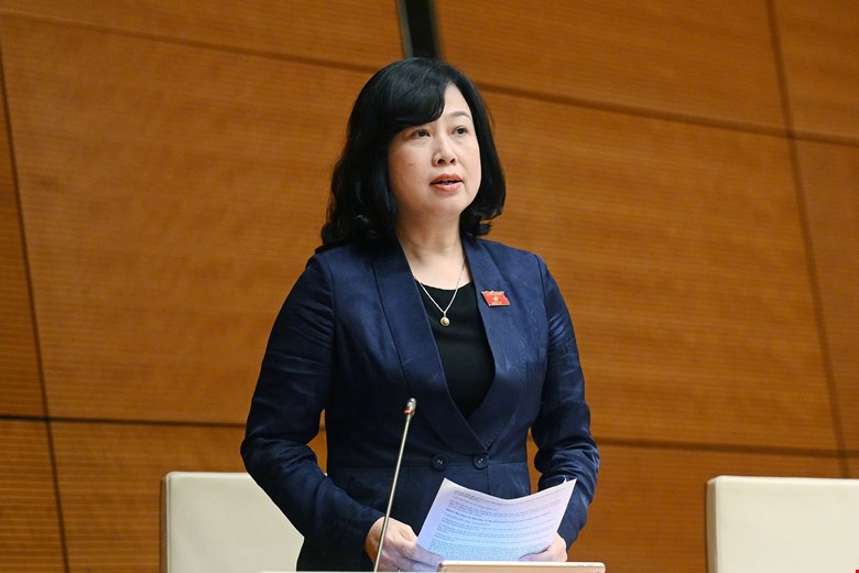 Bộ trưởng Đào Hồng Lan - ảnh: QH