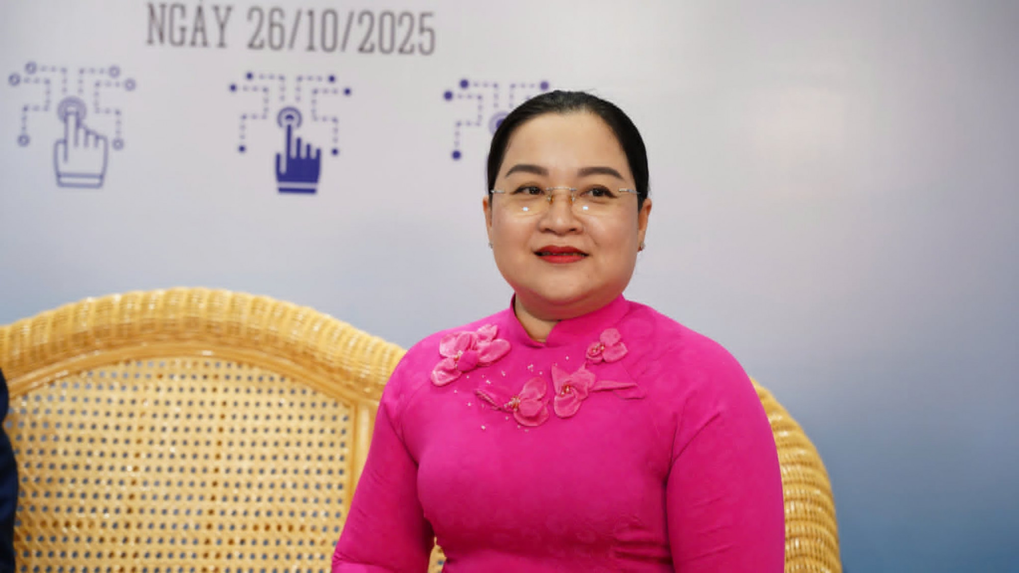 Bà Phạm Phương Khanh - Chủ tịch Hội LHPN phường Bình Lợi Trung
