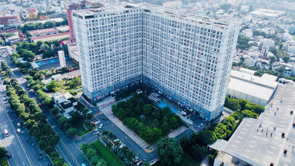 40 căn hộ đã được Văn phòng đăng ký đất đai TPHCM cấp sổ hồng.