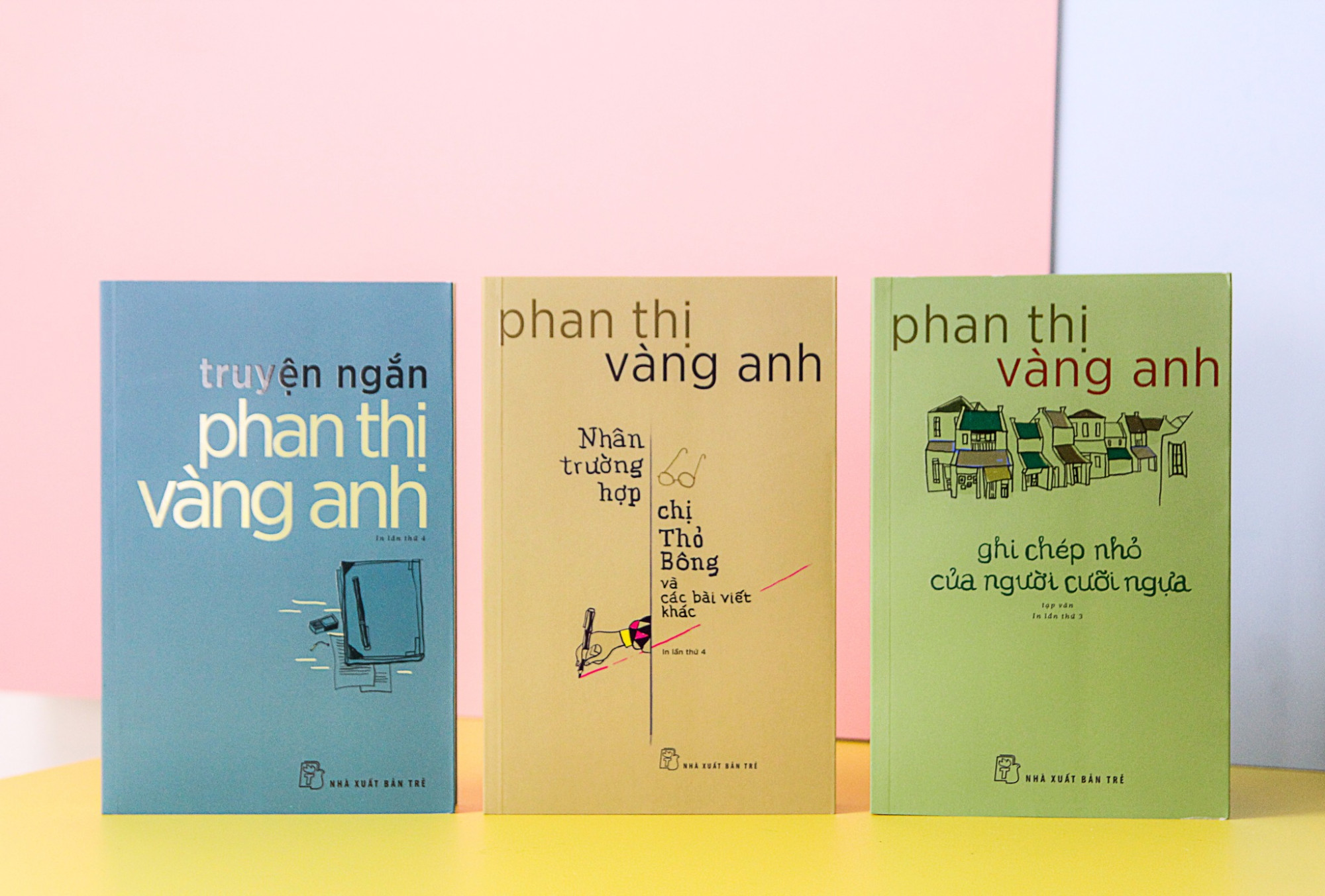 Bộ 3 cuốn sách của nhà văn Phan Thị Vàng Anh - Ảnh: NXB Trẻ