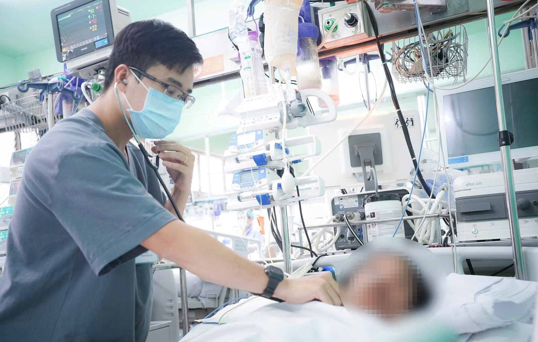 Hiện chị B. đã được cai ECMO, đang phục hồi sức khỏe, ảnh Bệnh viện Từ Dũ