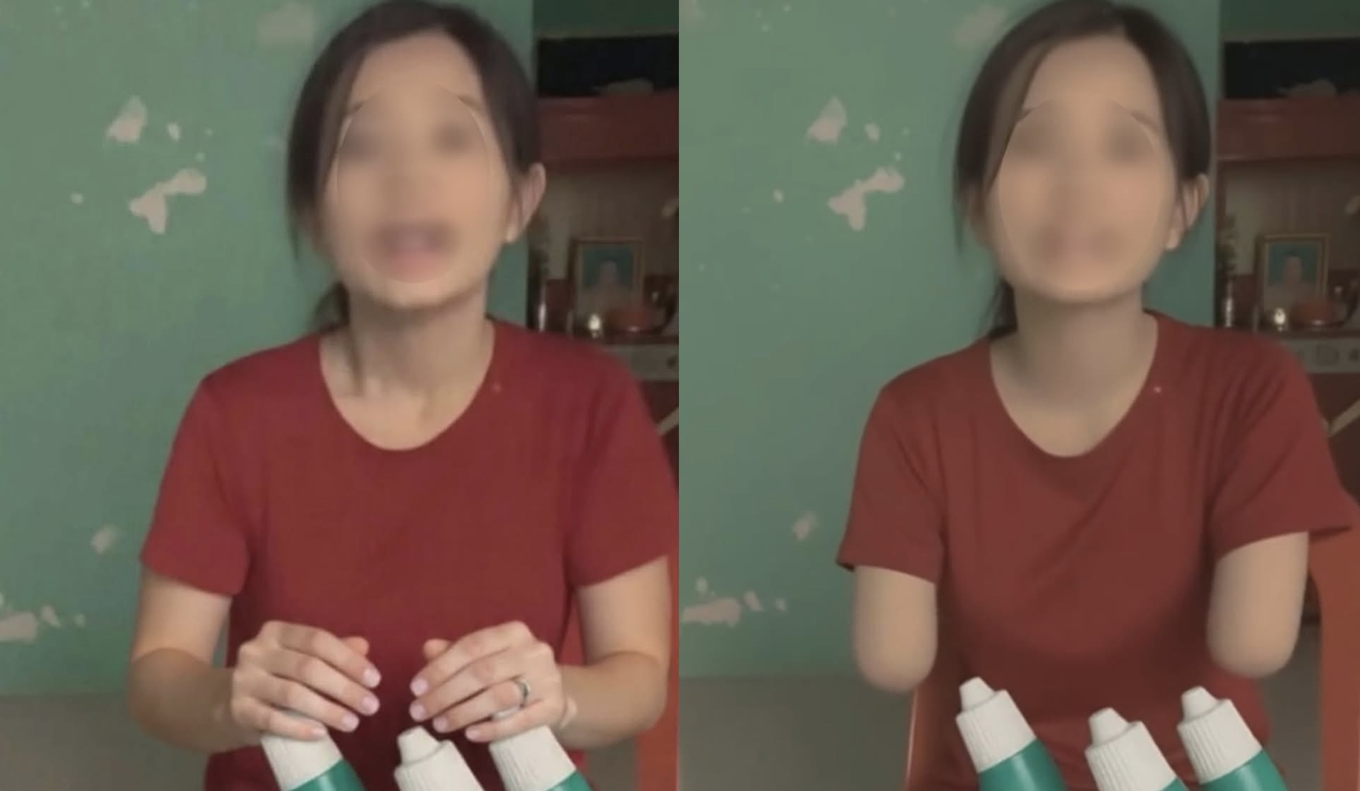 Khi lòng thương bị biến thành mồi nhử bằng chiêu trò 'đào lửa' AI Từ video gốc với người dùng lành lặn, kẻ lừa đảo đã dùng công nghệ AI biến thành người khuyết tật, nhằm lợi dụng lòng tốt bán hàng - Ảnh: Chụp màn hình